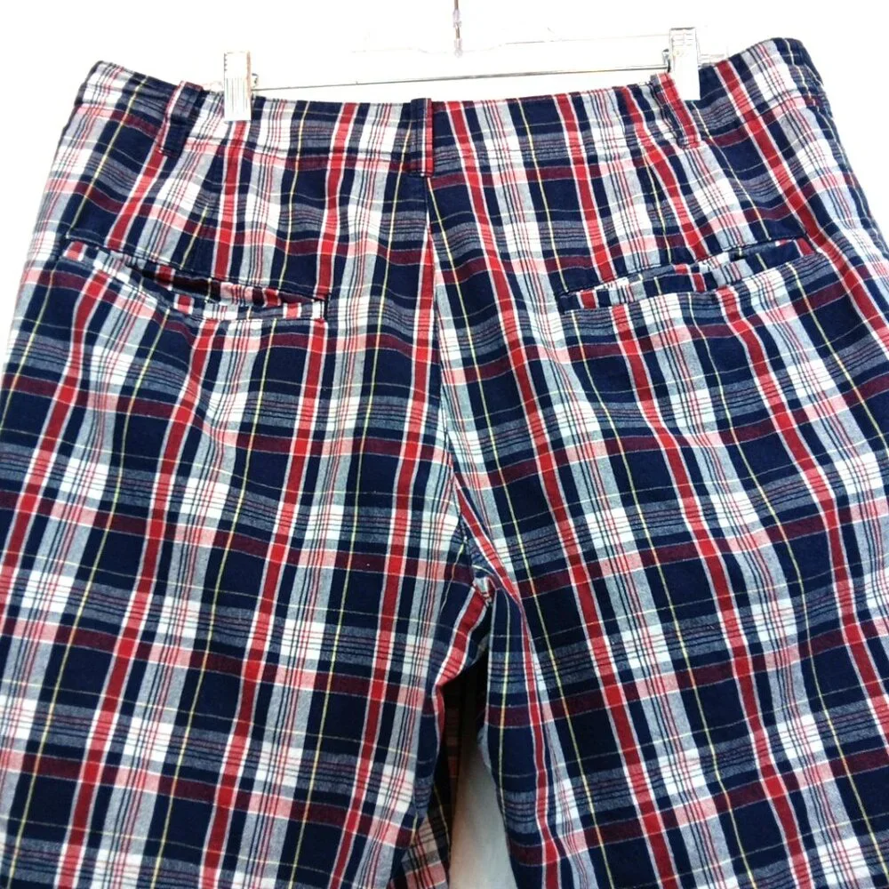 VINTAGE Bugle Boy Shorts Mens 36‎ Plaid Baggy Skater Y2K 90s
